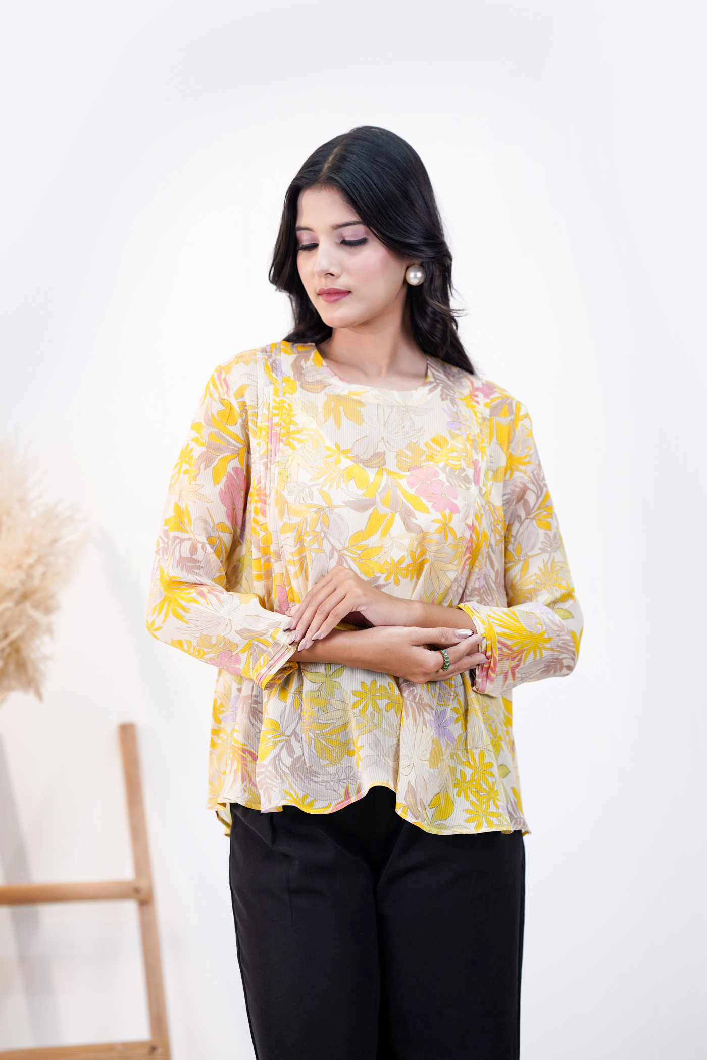 Aarunya Organza Top