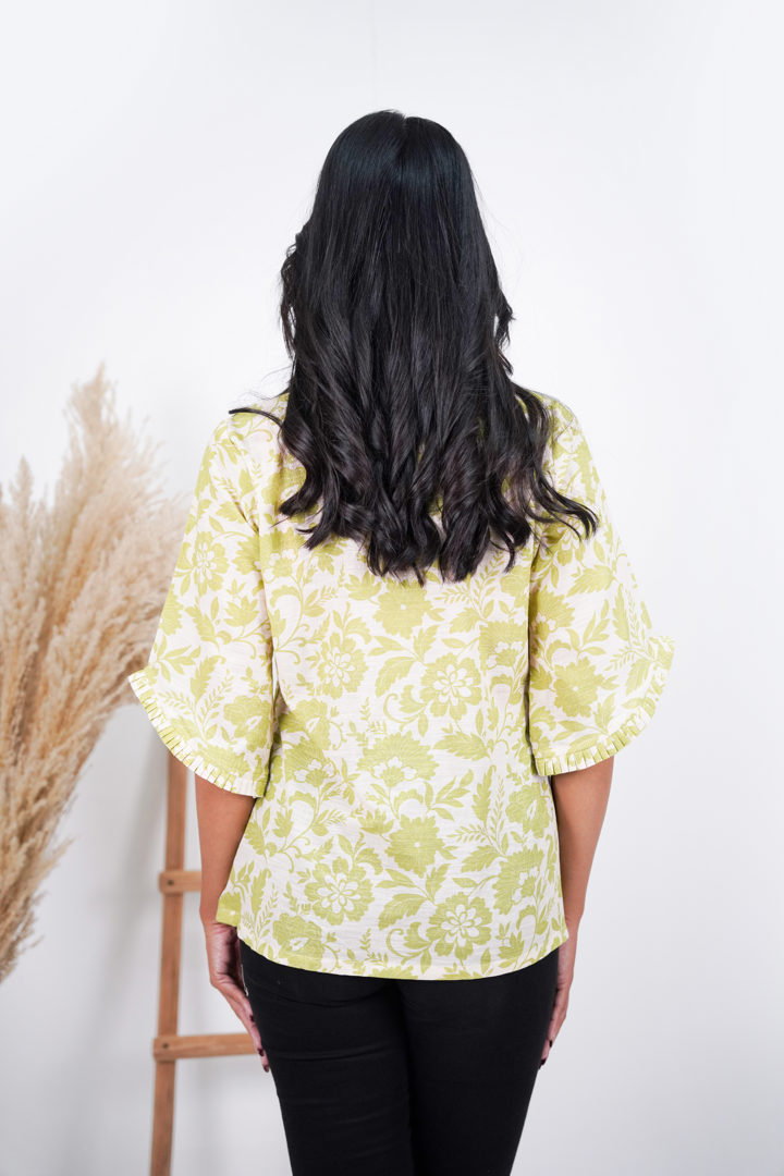 Reva Cotton-Linen Top