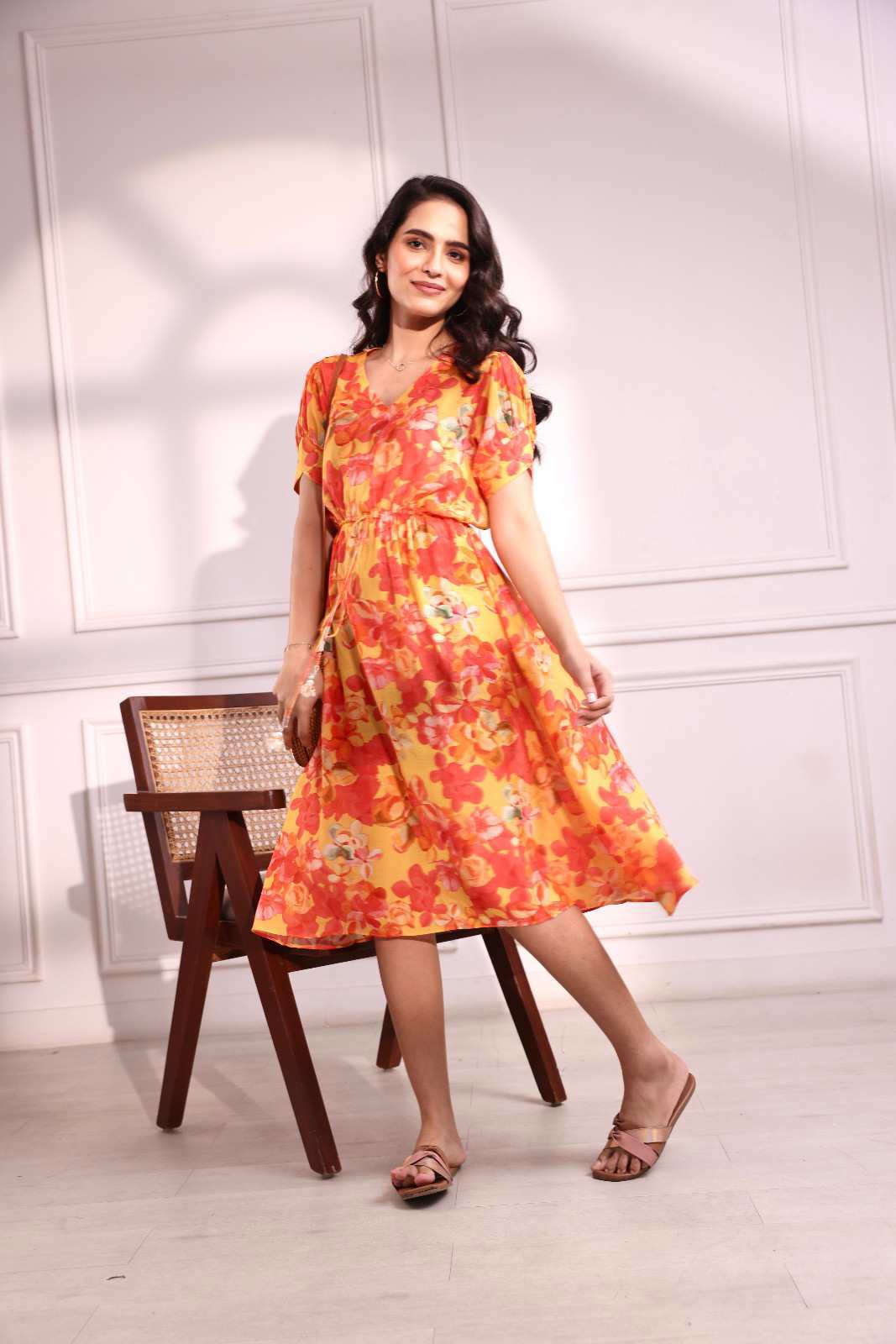 Mridu Muslin Midi Dress