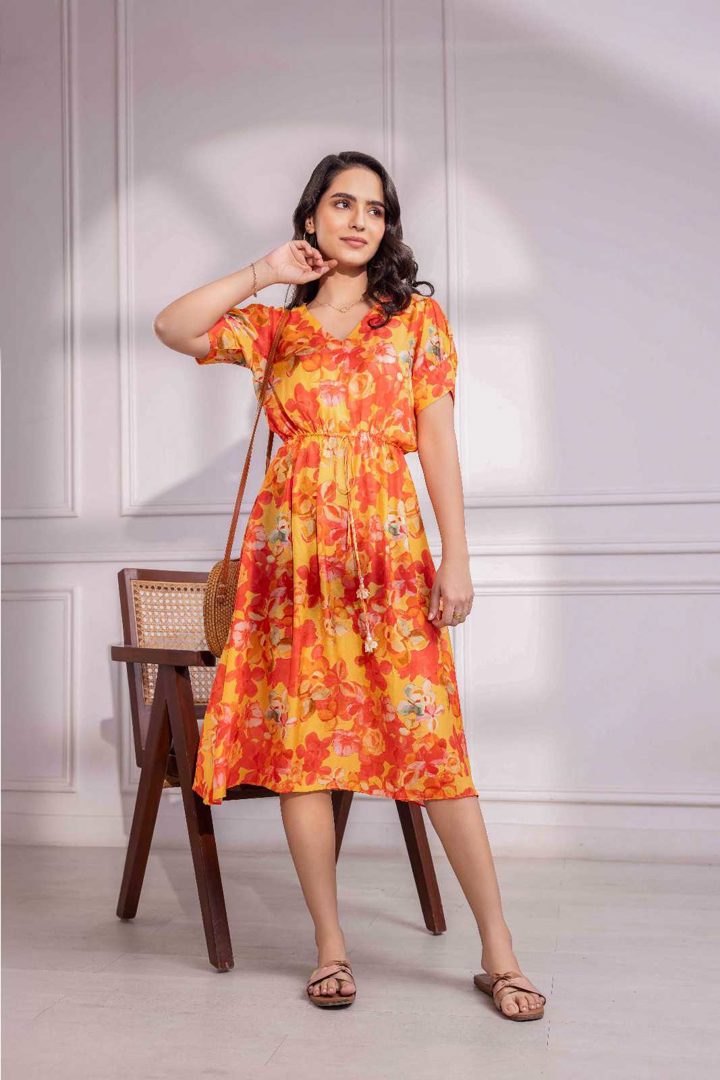Mridu Muslin Midi Dress