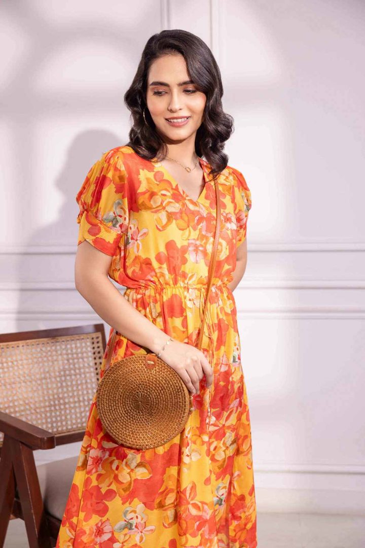 Mridu Muslin Midi Dress